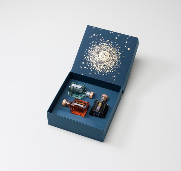 Assorted Home Fragrance Reed Diffuser Gift Set: Cuore Di Pepe Nero, Fumo Di Oppio & Salis
